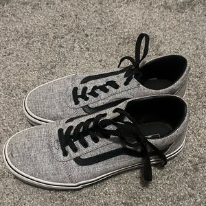 Vans Gray and Black Sneakers